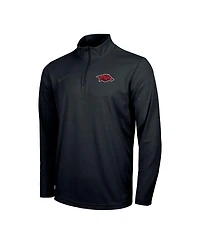 Nike Men's Black Arkansas Razorbacks Intensity Performance Quarter-Zip Pullover Sweatshirt
