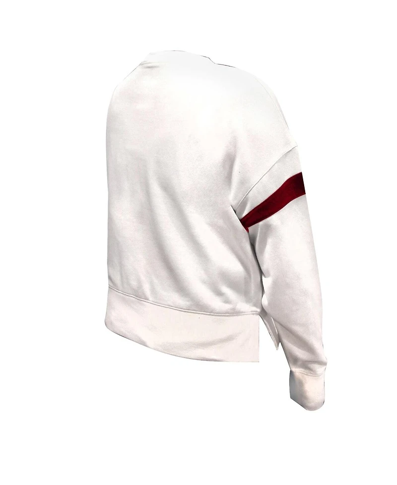 Fanatics Women's White San Francisco 49ers Plus Fleece Pullover Sweatshirt