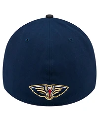 New Era Men's Navy Orleans Pelicans Sport Night 39THIRTY Flex Hat