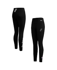 Pro Standard Women's Black San Antonio Spurs Paint the City Tri-Blend Jersey Leggings