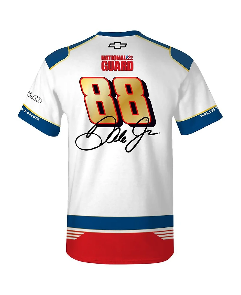 Hendrick Motorsports Team Collection Men's White Dale Earnhardt Jr. National Guard Legend Uniform T-Shirt