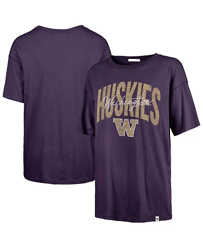 '47 Brand Women's Purple Washington Huskies Muse Sadie T-Shirt
