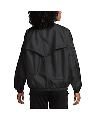 Nike Women's Black Paris Saint-Germain Essential Windrunner Full-Zip Jacket