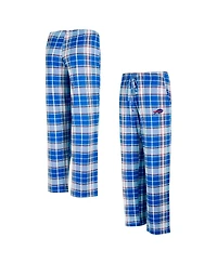 Concepts Sport Women's Royal Buffalo Bills Ashford Plaid Knit Pants