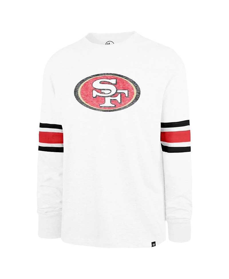 47 Brand Men's White San Francisco 49ers Gridiron Premier Brex Long Sleeve T-Shirt