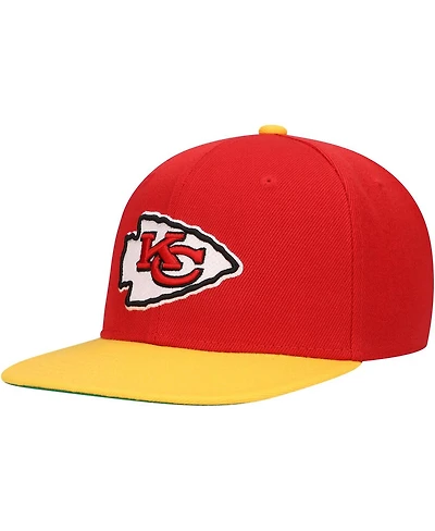 Mitchell & Ness Big Boys and Girls Red Kansas City Chiefs Team Two-Tone Snapback Hat