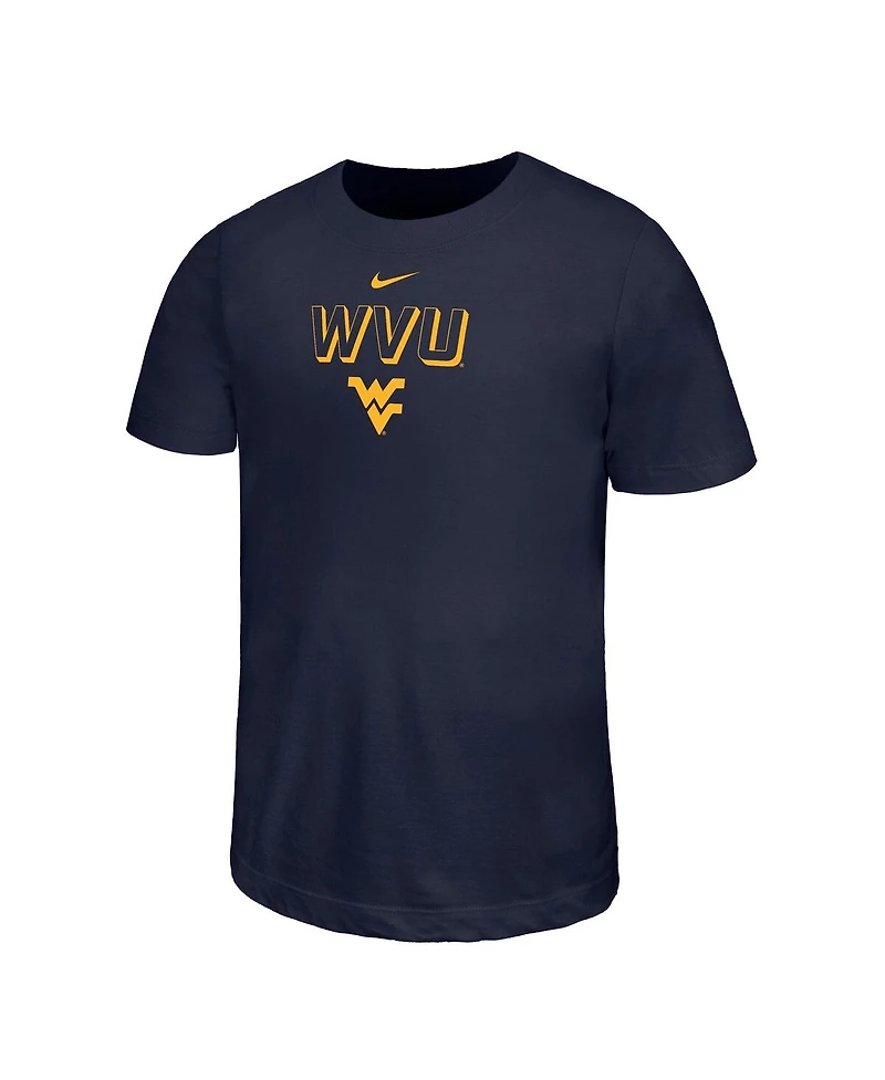 Nike Baby Boys and Girls Navy West Virginia Mountaineers Legend Performance T-Shirt