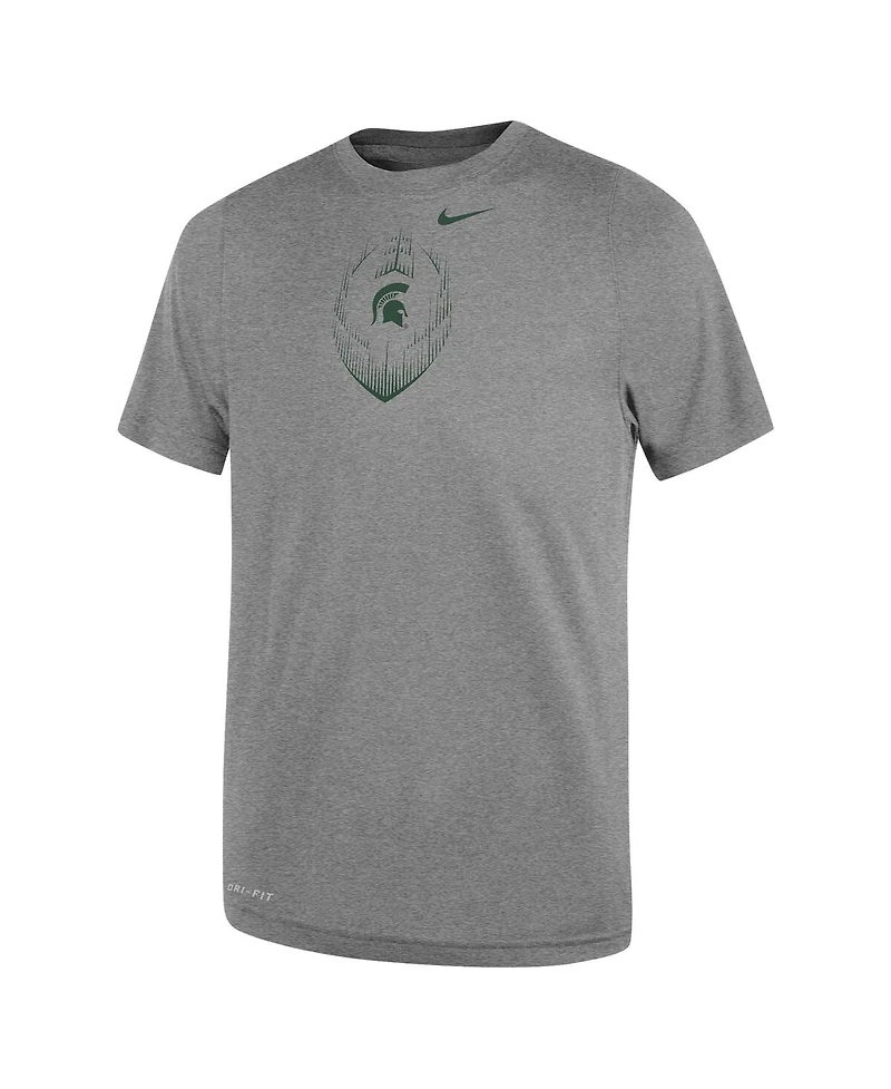 Nike Toddler Gray Michigan State Spartans Legend Football Performance T-Shirt