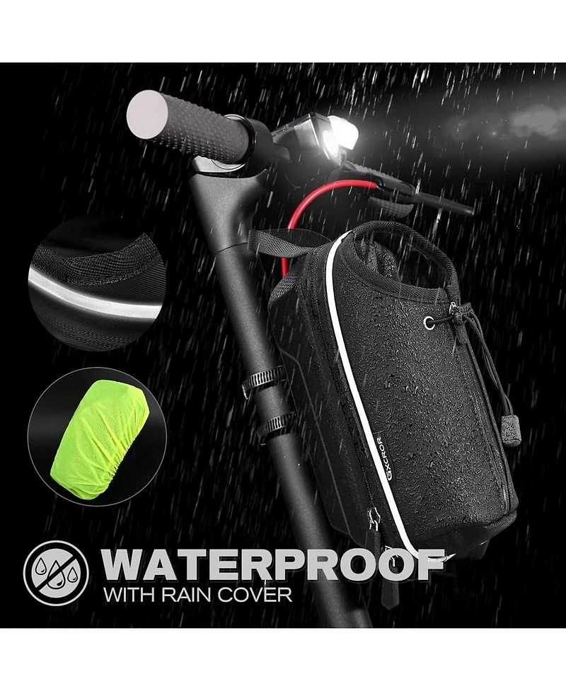 Urbanmax Electric Scooter Bag, 2L Waterproof Storage for Phone, Bottle, Charger Tools