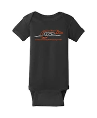 Jr Motorsports Official Team Apparel Baby Boys and Girls Black Neon Logo Bodysuit