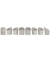 Tempo 8-Pc. Caster Chair Set