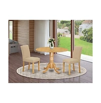East West Furniture Dining Room Set Oak