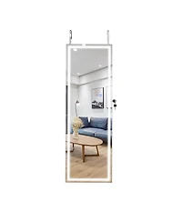 Casainc Bathroom Storage Mirror Cabinet With Led Lights