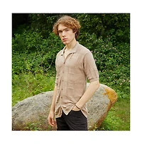 Campus Sutra Men's Patch-Knit Shirt