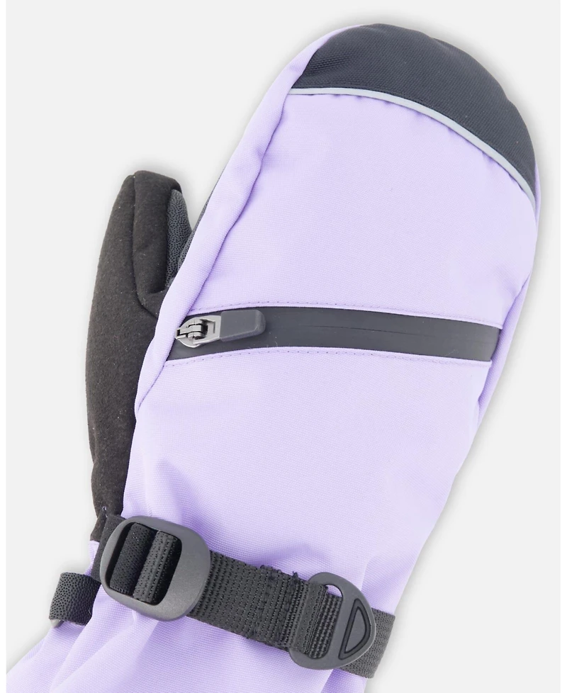 Deux par Girl Winter Mittens Teknik Lavender - Child