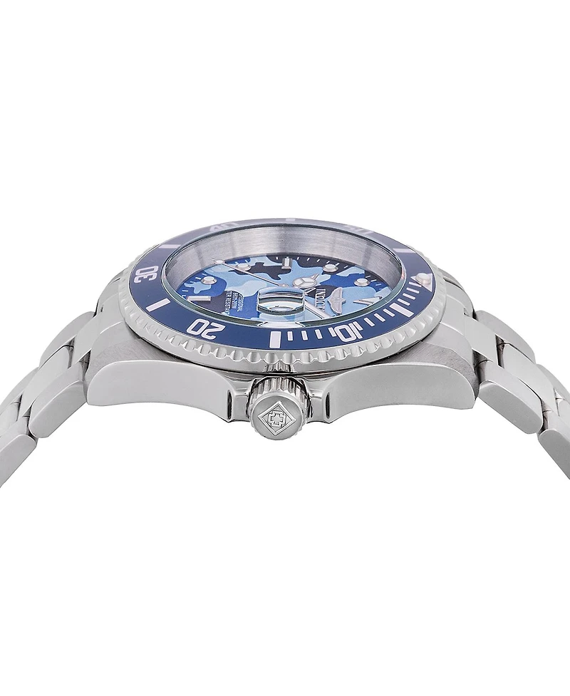 Invicta Men's 48570 Pro Diver Quartz 3 Hand Camouflage, Blue