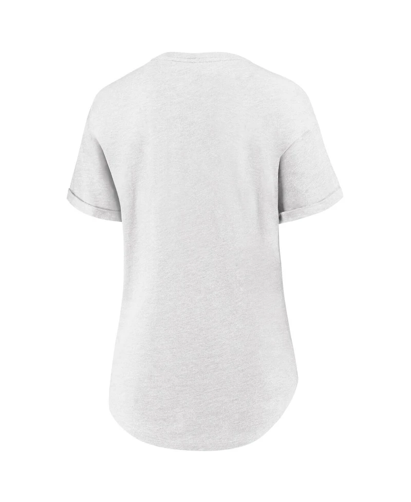 Fanatics Women's White Oklahoma Sooners True Classics Hometown Tacked Sleeve T-Shirt