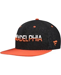 Fanatics Men's Black Philadelphia Flyers Alternate Logo Snapback Hat