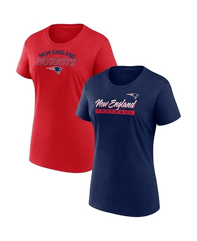 Fanatics Women's 2-Pack New England Patriots Risk T-Shirt Combo