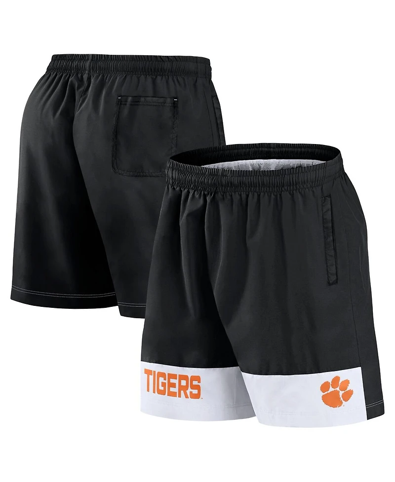 Fanatics Men's Black Clemson Tigers Elements Intensity Woven Shorts
