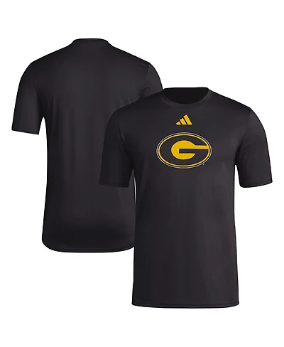 Adidas Men's Black Grambling Tigers Primary Locker Logo Pre-Game Aeroready T-Shirt