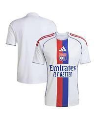 Adidas Men's White Olympique Lyonnais 2025/26 Home Replica Jersey