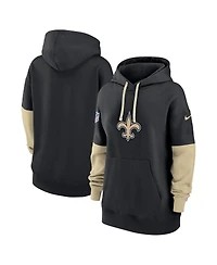 Nike Women's Black New Orleans Saints 2024 Sideline Essential Fleece Pullover Hoodie