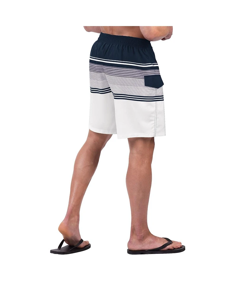 G-iii Sports by Carl Banks Men's Navy New England Patriots Jump Shot Volley Swim Trunks