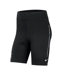 Nike Women's Black Wnba Team 13 Tri-Blend 8" Biker Shorts