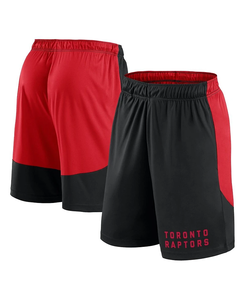 Logo Athletic Men's Black Toronto Raptors Launch Performance Shorts