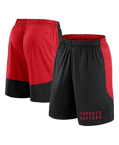 Logo Athletic Men's Black Toronto Raptors Launch Performance Shorts