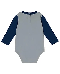 Outerstuff Baby Boys and Girls 2-Piece Navy Dallas Cowboys Double Up Long Sleeve Bodysuit Pants Set
