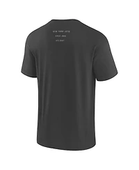 Fanatics Men's Charcoal New York Jets Elements Weathered Tonal Future Ground T-Shirt