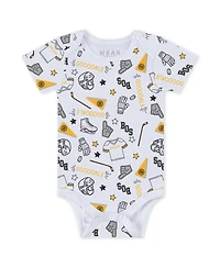 Wear by Erin Andrews Baby Boys and Girls 3-Piece Boston Bruins Turn Me Around Bodysuits Pants Set