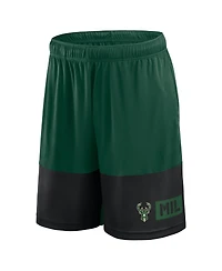 Logo Athletic Men's Hunter Green Milwaukee Bucks Best of the Shorts