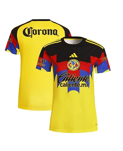 Adidas Women's Yellow Club America 2025/26 Home Replica Jersey