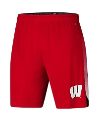 Colosseum Men's Red Wisconsin Badgers Online Shorts