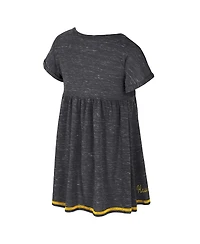Colosseum Girls Toddler Black Iowa Hawkeyes Fleet Dress