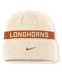 Nike Men's Natural Texas Longhorns Peak Primetime Utility Cuffed Knit Hat
