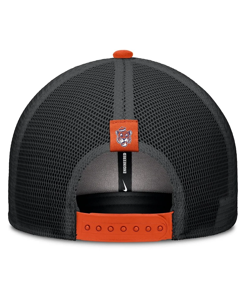 Nike Men's Orange/Black Clemson Tigers Legacy Arch Rise Performance Trucker Adjustable Hat