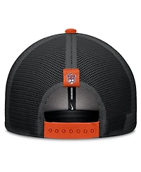Nike Men's Orange/Black Clemson Tigers Legacy Arch Rise Performance Trucker Adjustable Hat