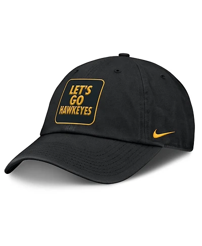 Nike Men's Black Iowa Hawkeyes Local Club Adjustable Hat