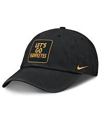 Nike Men's Black Iowa Hawkeyes Local Club Adjustable Hat
