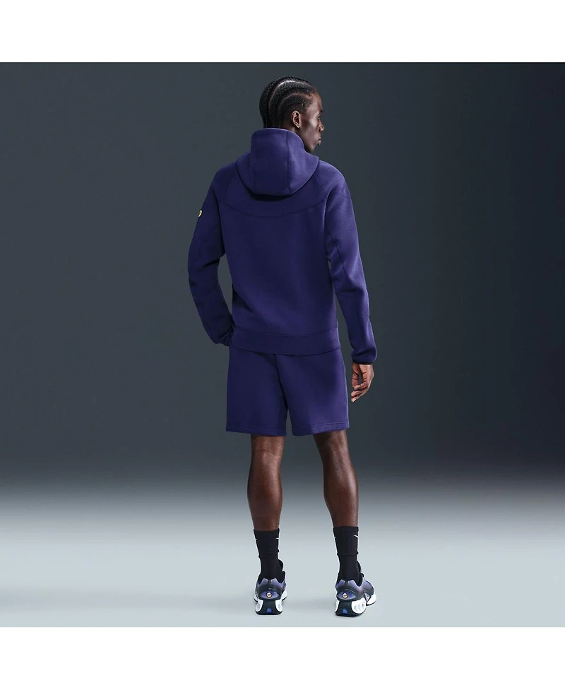 Nike Men's Purple Barcelona Tech Fleece Full-Zip Hoodie Jacket