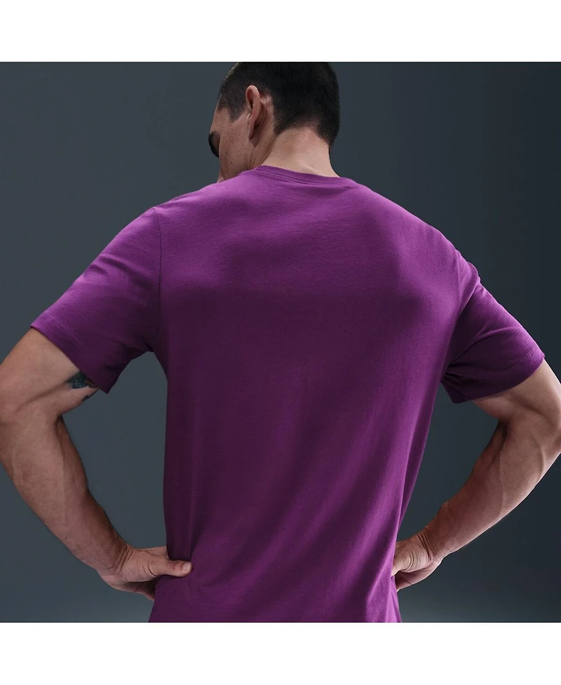 Nike Men's Purple Barcelona Wordmark T-Shirt