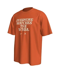 Nike x Togethxr Men's and Women's Everyone Watches The Wnba Orange T-Shirt