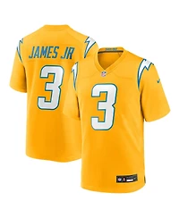 Nike Men's Derwin James Jr. Gold Los Angeles Chargers Alternate Charger Power Game Player Jersey