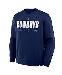 Fanatics Men's Navy Dallas Cowboys Direct Handoff Legacy Pullover Sweatshirt
