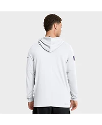 Nike Men's White Minnesota Vikings Alt Pack Pass Accuracy Performance Long Sleeve Hoodie T-Shirt