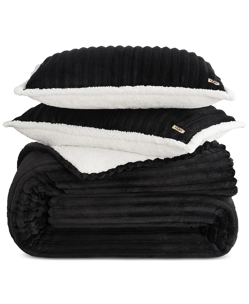 Ugg Avery Ribbed 2-Pc. Comforter Set, Twin/Twin Xl